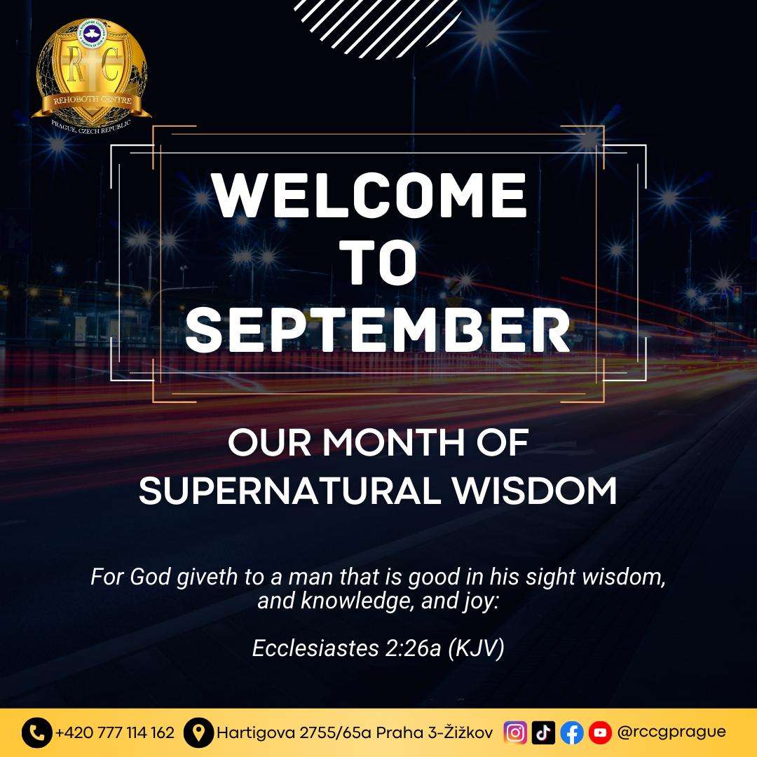 Welcome to September