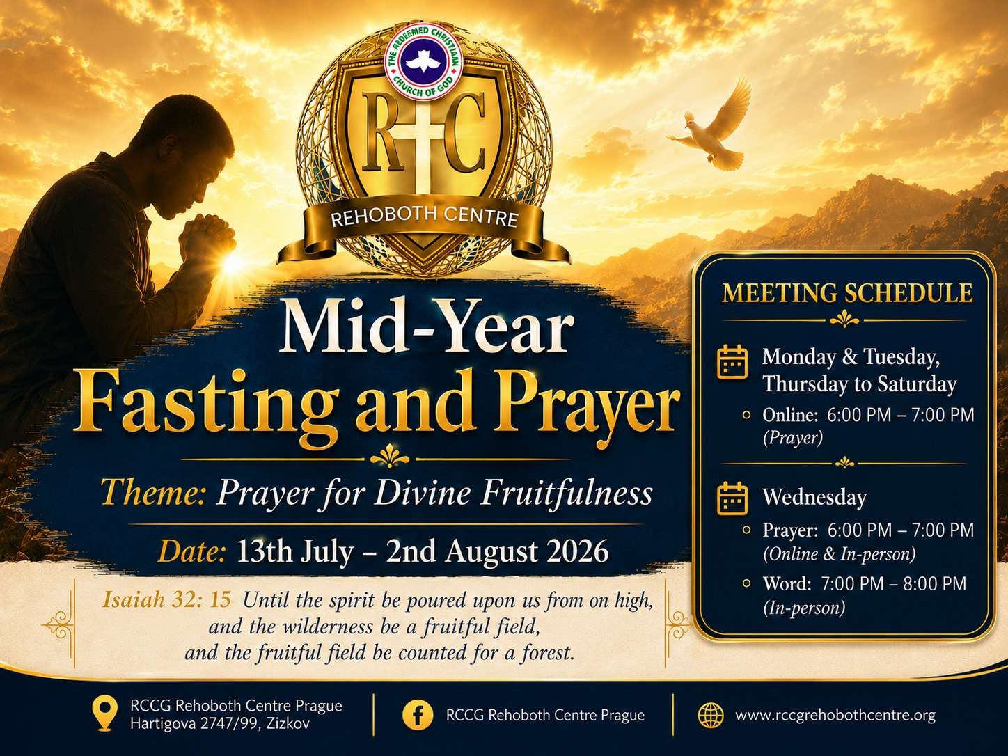 Mid-Year Fasting and Prayer Article